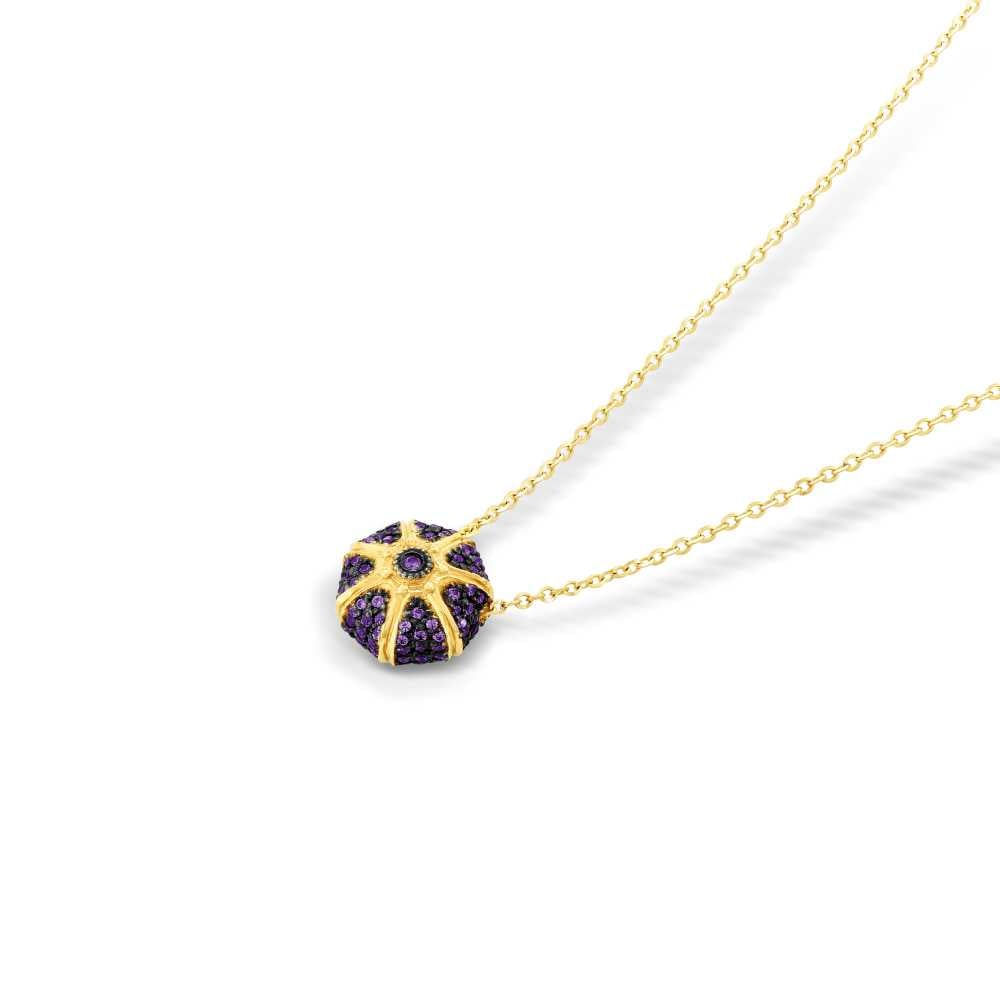 Collier Mini Oursin Tanzanite