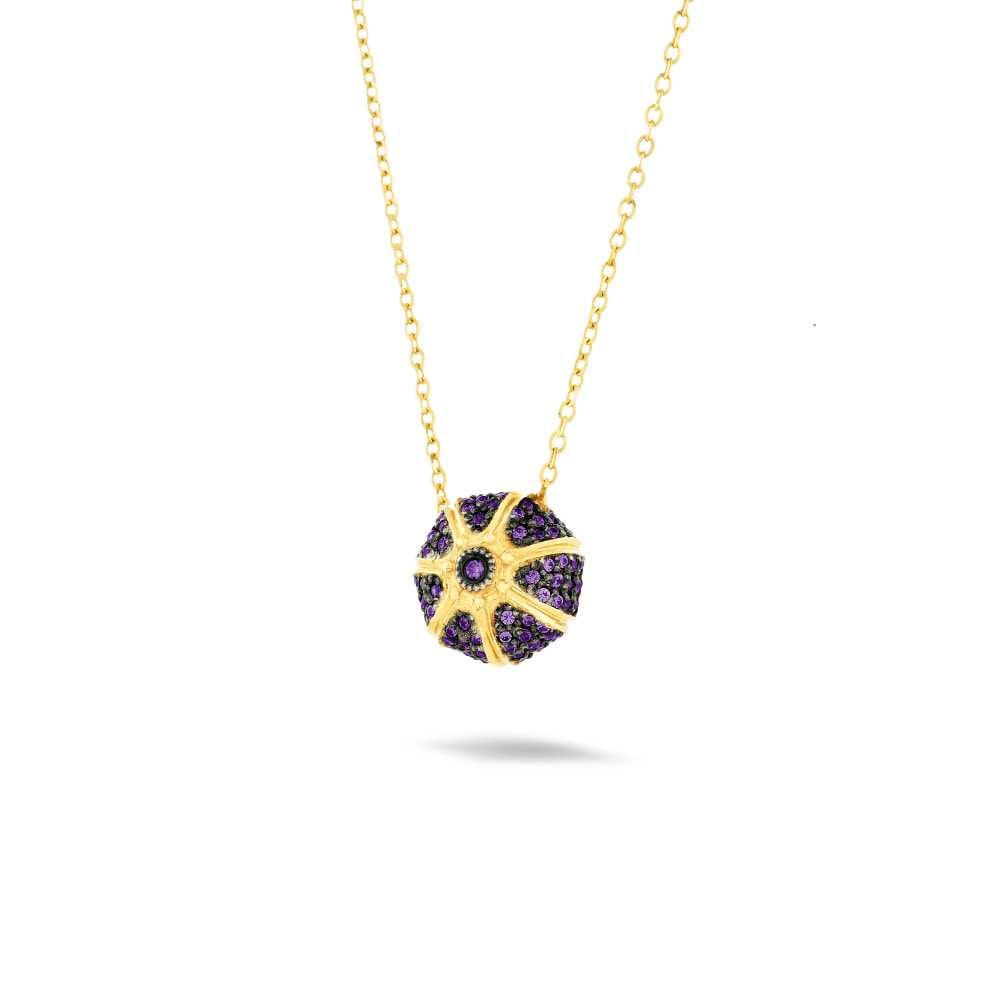 Collier Mini Oursin Tanzanite