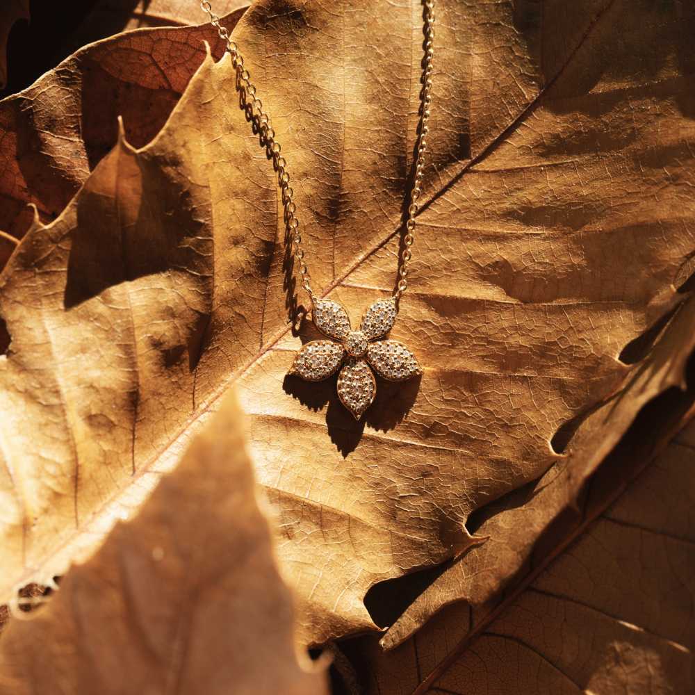 Collier Feuille de châtaignier