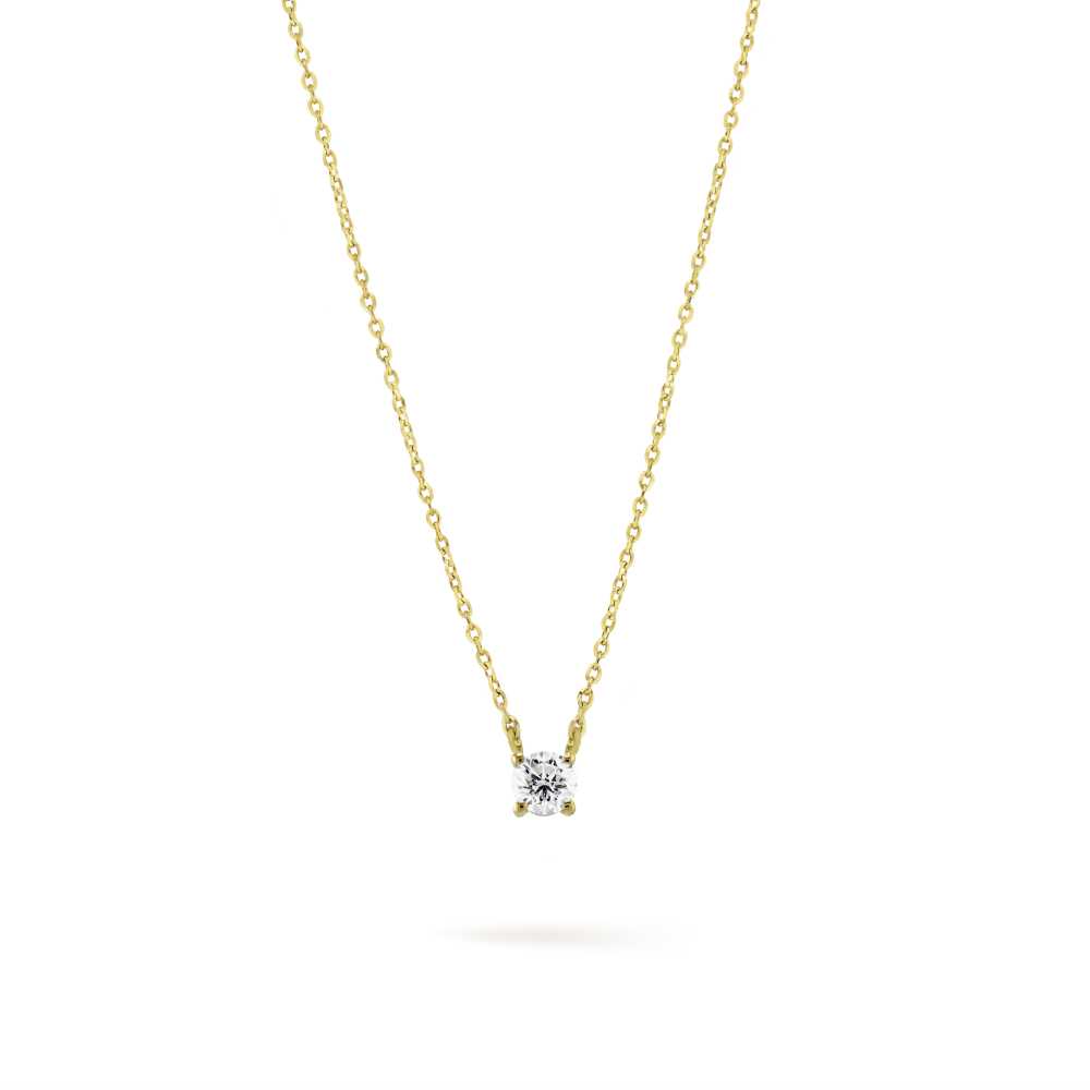 Collier solitaire Rond