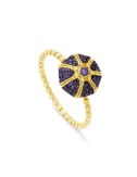Bague Oursin MINI tanzanites