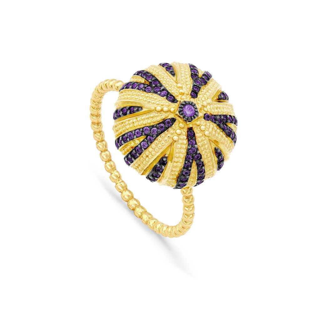 GM Tanzanite Sea Urchin Ring